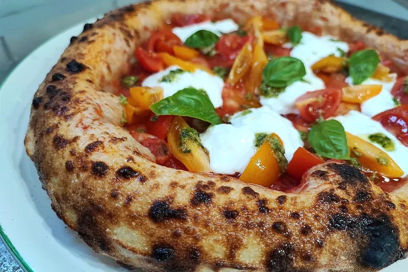 Pizza napolitana (ilustración)